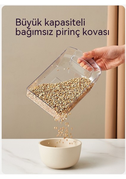 Yaratıcı ve Nem Geçirmez Döner Izgara Otomatik Olarak Pirinç Tahıl Depolama Tankı 6kg (Yurt Dışından) fiyatları