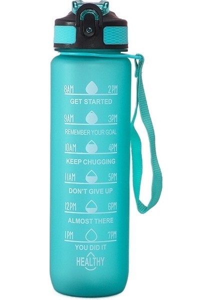 1000ML Taşınabilir Su Matarası - Kırmızı (Yurt Dışından)