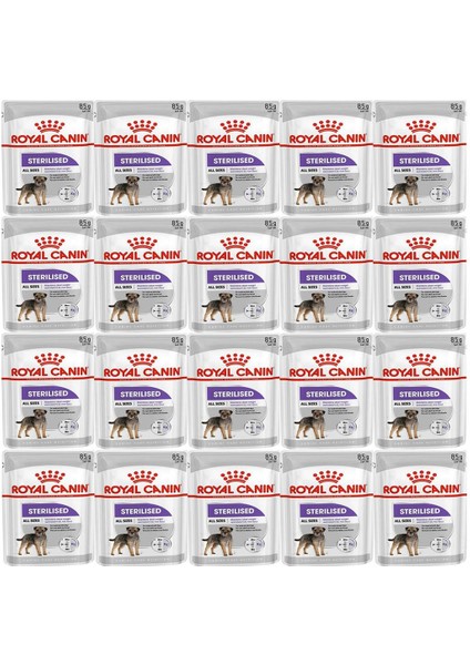 Ccn Sterilised Pouch Köpek Yaş Maması 85GR*20 Adet