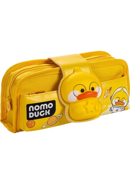 Maihe Yaratıcı Kırtasiye Velcro Karikatür Unzip Flip Top Kalem Kutusu (Yurt Dışından)