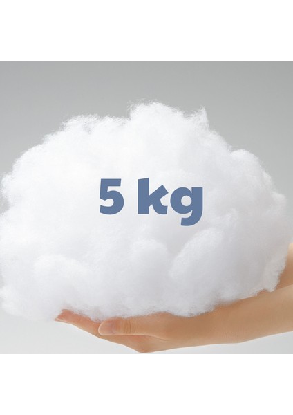 5 Kg Silikon Inci Elyaf Bütün Elyaf Yastık Yorgan Minder Oyuncak Dolgu Malzemesi