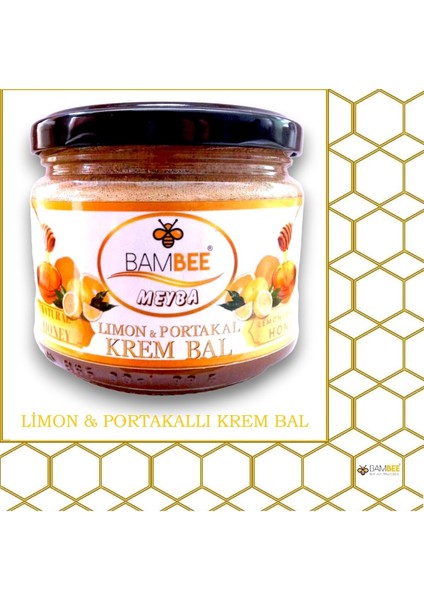 Limon & Portakallı Krem Bal 450 gr