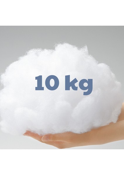 10 Kg Silikon Inci Elyaf Bütün Elyaf Yastık Yorgan Minder Oyuncak Dolgu Malzemesi