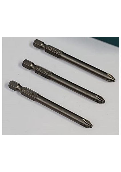 (3 Adet) Cmc Tools Ph 2 x 75MM Yıldız Bits Uç