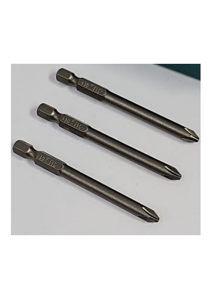 (3 Adet) Cmc Tools Ph 2 x 75MM Yıldız Bits Uç