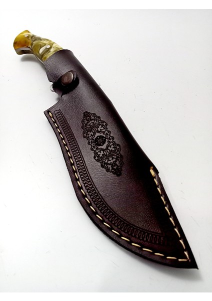 El Yapımı Epoksi Kabzeli Paslanmaz Çelikten Kamp Bıçağı,doğa Bıçağı Geyikli fiyatları