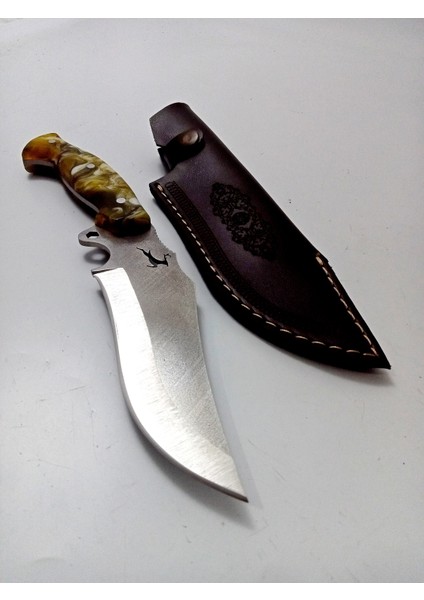 El Yapımı Epoksi Kabzeli Paslanmaz Çelikten Kamp Bıçağı,doğa Bıçağı Geyikli modelleri