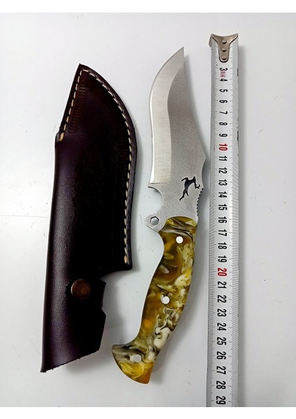 El Yapımı Epoksi Kabzeli Paslanmaz Çelikten Kamp Bıçağı,doğa Bıçağı Geyikli indirimleri