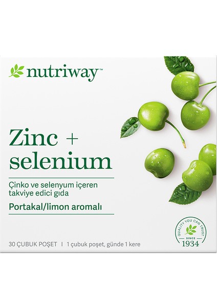 Zinc + Selenium Nutriway™ Çinko ve Selenyum Içeren Takviye Edici Gıda