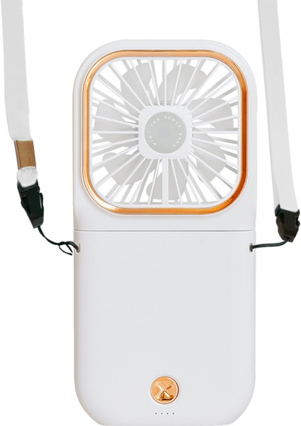 Katlanabilir Asılı Mini Giyilebilir Fan - Beyaz (Yurt Dışından)