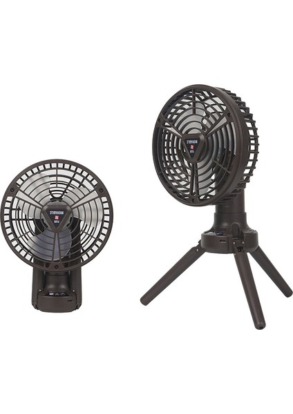 10400MAH USB Şarj Edilebilir Fan - Siyah (Yurt Dışından)
