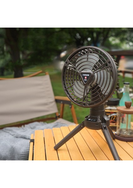 10400MAH USB Şarj Edilebilir Fan - Siyah (Yurt Dışından) indirimleri