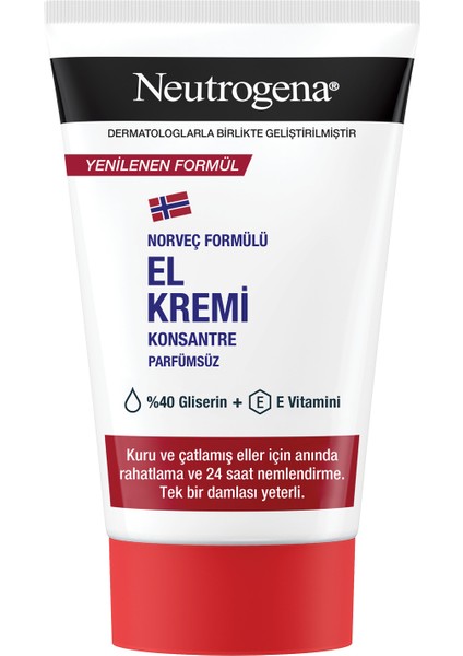 Norveç Formülü El Kremi Parfümsüz 50 ml