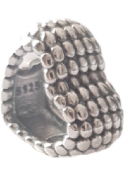 Boncuklu Kalp Charm | 925 Ayar Gümüş fiyatları