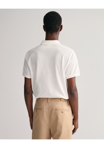 Erkek Beyaz Regular Fit Logolu Polo 2210.110 fiyatları