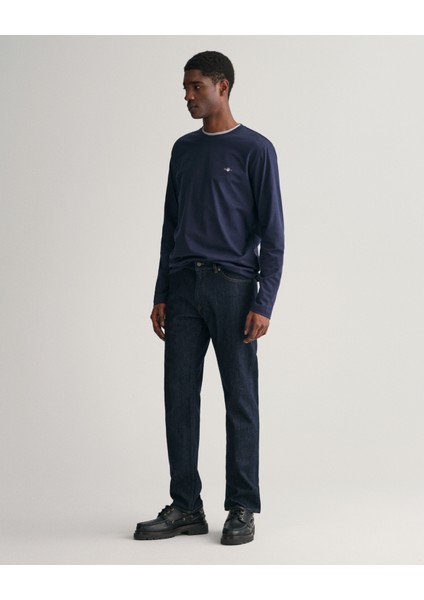 Erkek Lacivert Regular Fit Jean Pantolon 1000261.960 fiyatları