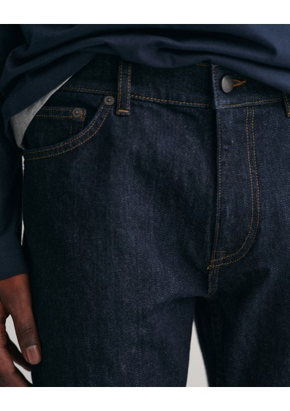 Erkek Lacivert Regular Fit Jean Pantolon 1000261.960 indirimleri