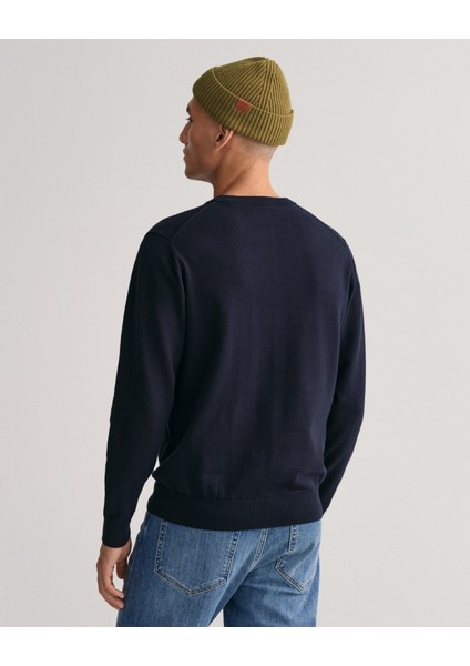 Erkek Lacivert Regular Fit Bisiklet Yaka Kazak 8030561.433