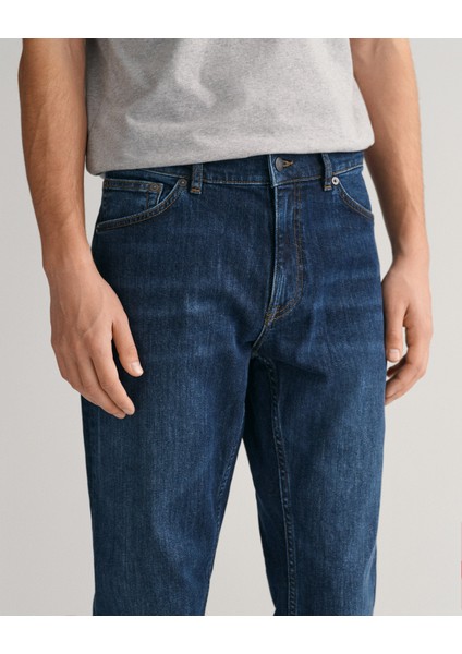 Erkek Lacivert Regular Fit Jean Pantolon 1000261.961 fırsatları