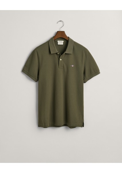 Erkek Yeşil Regular Fit Logolu Polo 2210.301 fırsatları