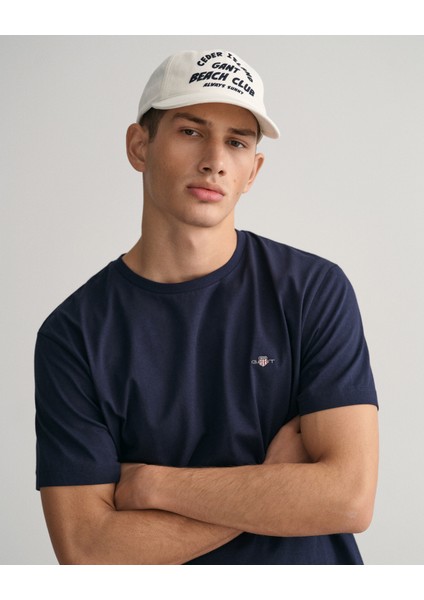 Erkek Lacivert Regular Fit Bisiklet Yaka Logolu T-Shirt 2003184.433 fırsatları