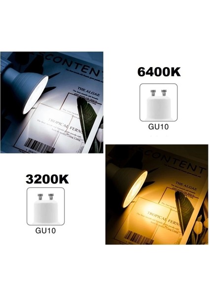 CT-4211 8W 220V Gu-10 Duylu LED Ampul Beyaz