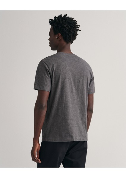 Erkek Gri Regular Fit Bisiklet Yaka Logolu T-Shirt 2003184.95 fiyatları