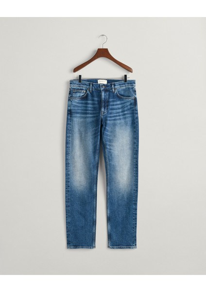 Erkek Mavi Slim Fit Jean Pantolon 1000260.973