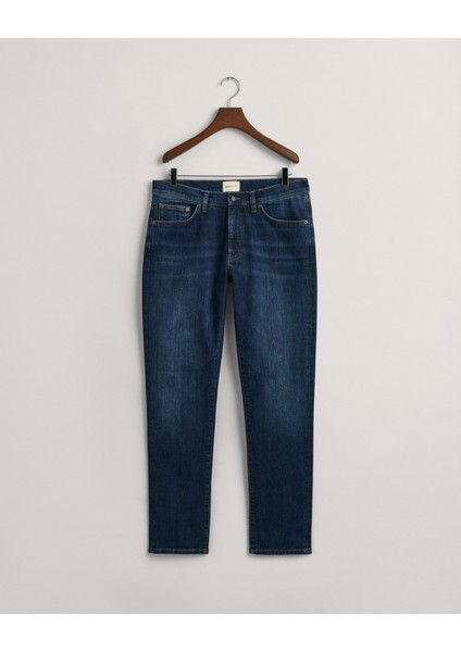 Erkek Lacivert Slim Fit Jean Pantolon 1000260.961