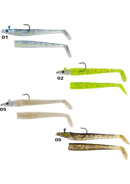 Snake Shad 11CM 10GR (2+2 Adet)