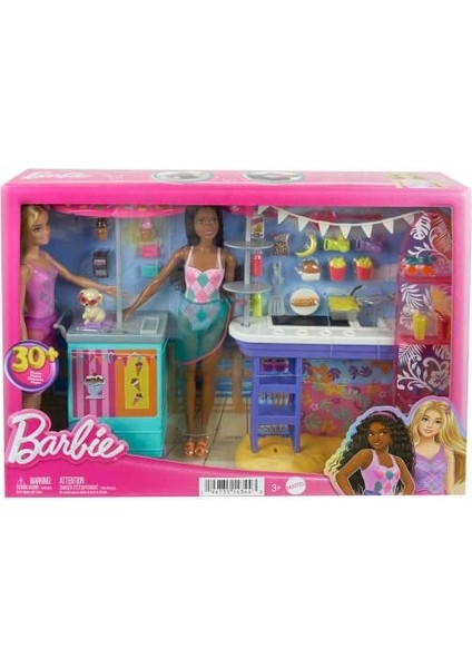 Barbie Brooklyn ve Malibu Bebekleri Oyun Seti HNK99