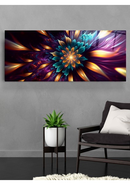 Soyut Çiçek Cam Tablo, Dekoratif Cam Tablo fiyatları