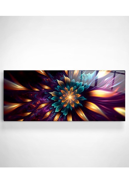 Soyut Çiçek Cam Tablo, Dekoratif Cam Tablo modelleri