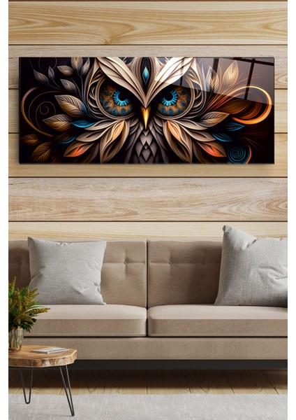 Owl Cam Tablo, Dekoratif Cam Tablo