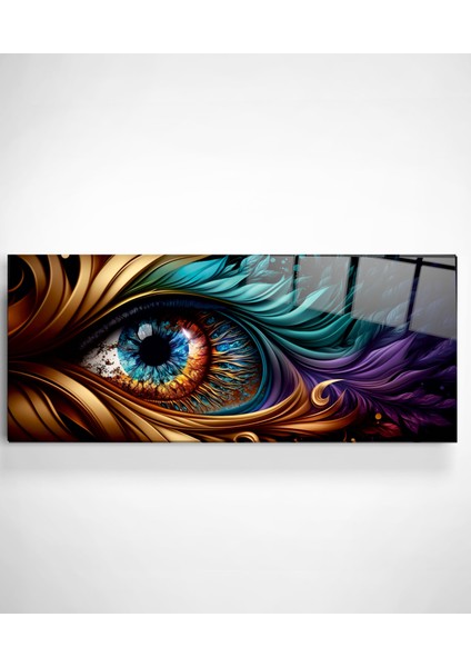 Colored Eyes Cam Tablo, Dekoratif Cam Tablo modelleri