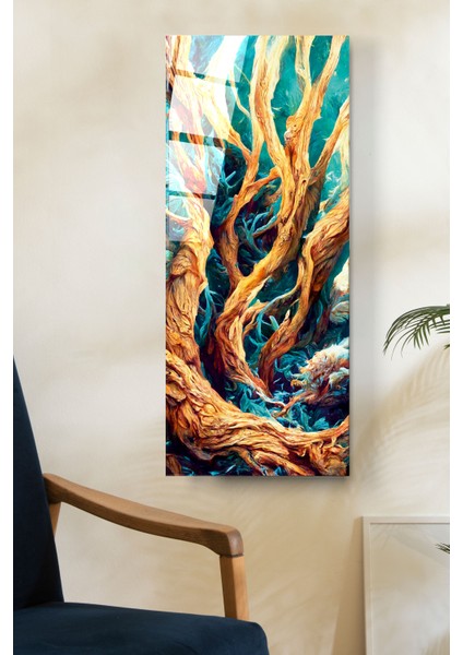 Ağaç Gövdesi Cam Tablo, Dekoratif Cam Tablo fiyatları