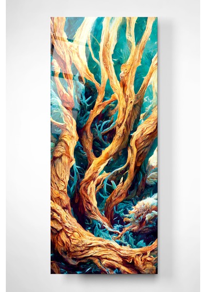 Ağaç Gövdesi Cam Tablo, Dekoratif Cam Tablo modelleri