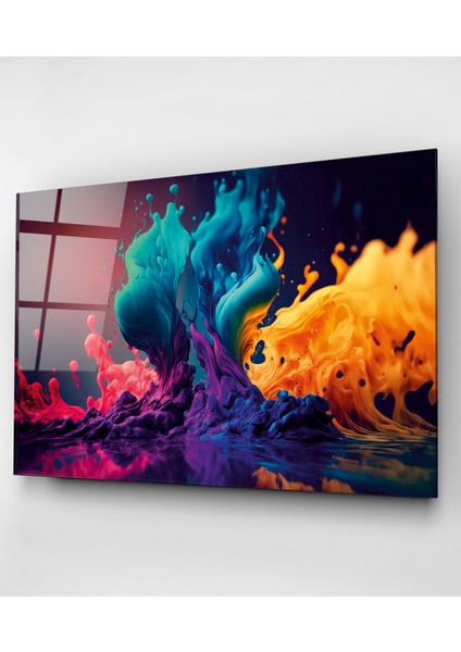 Color Splash Cam Tablo, Dekoratif Cam Tablo indirimleri