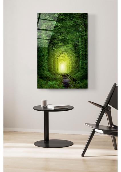 Orman Yolu Cam Tablo, Dekoratif Cam Tablo