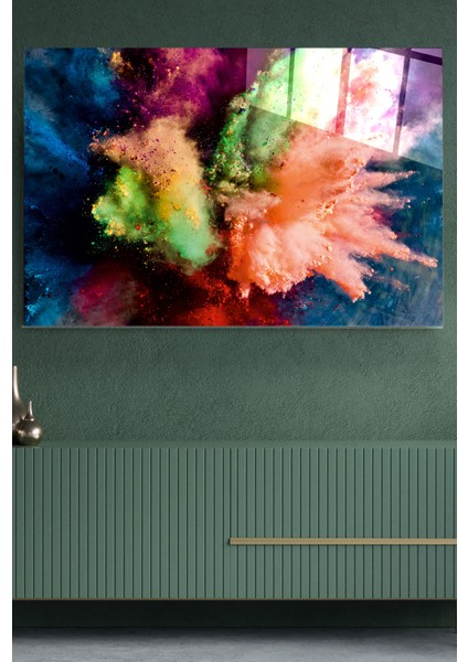 Toz Bulutu Cam Tablo, Dekoratif Cam Tablo