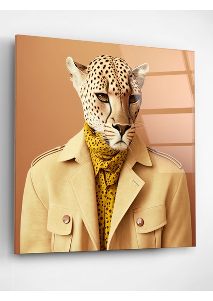 Çita Portre Cam Tablo, Dekoratif Cam Tablo fiyatları