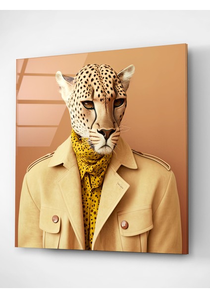 Çita Portre Cam Tablo, Dekoratif Cam Tablo fırsatları