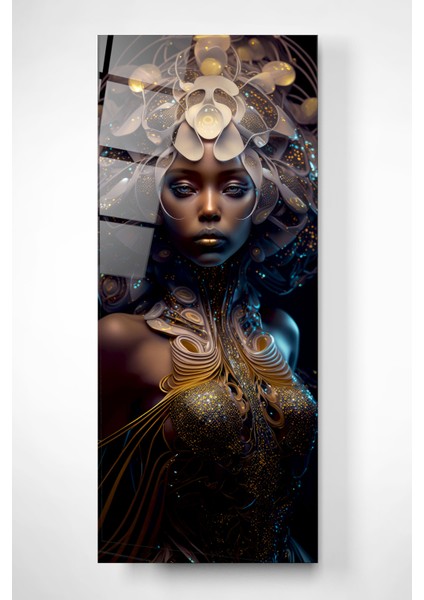 Afrikalı Kadın Cam Tablo, Dekoratif Cam Tablo modelleri