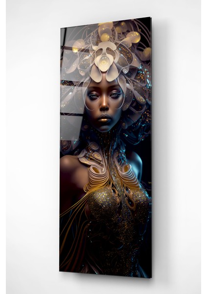 Afrikalı Kadın Cam Tablo, Dekoratif Cam Tablo fırsatları