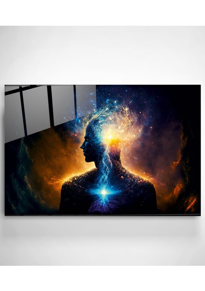 Mistik Enerji Cam Tablo, Dekoratif Cam Tablo