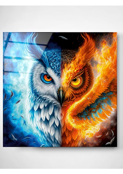 Baykuş Cam Tablo, Dekoratif Cam Tablo modelleri