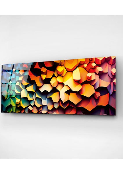 Renkli Soyut Cam Tablo, Dekoratif Cam Tablo fırsatları