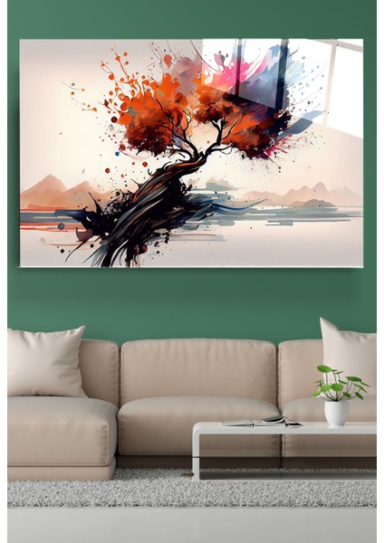 Soyut Cam Tablo, Dekoratif Cam Tablo