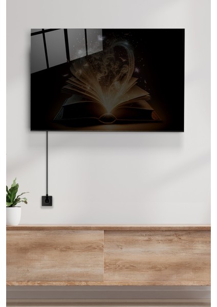 LED Aydınlatmalı Kitabın Işıltısı Cam Tablo, Işıklı Cam Tablo fiyatları