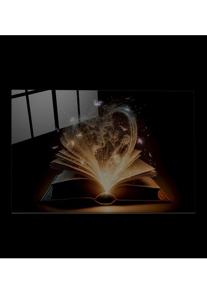 LED Aydınlatmalı Kitabın Işıltısı Cam Tablo, Işıklı Cam Tablo fırsatları